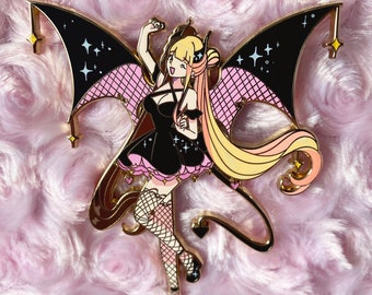 Demon Gomi Vtuber Enamel Pin
