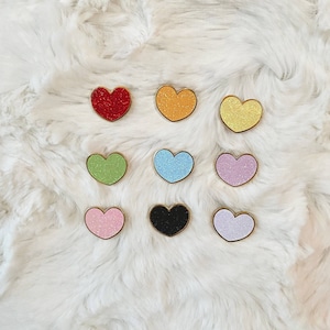 Tiny Pastel Heart Filler Enamel Pins
