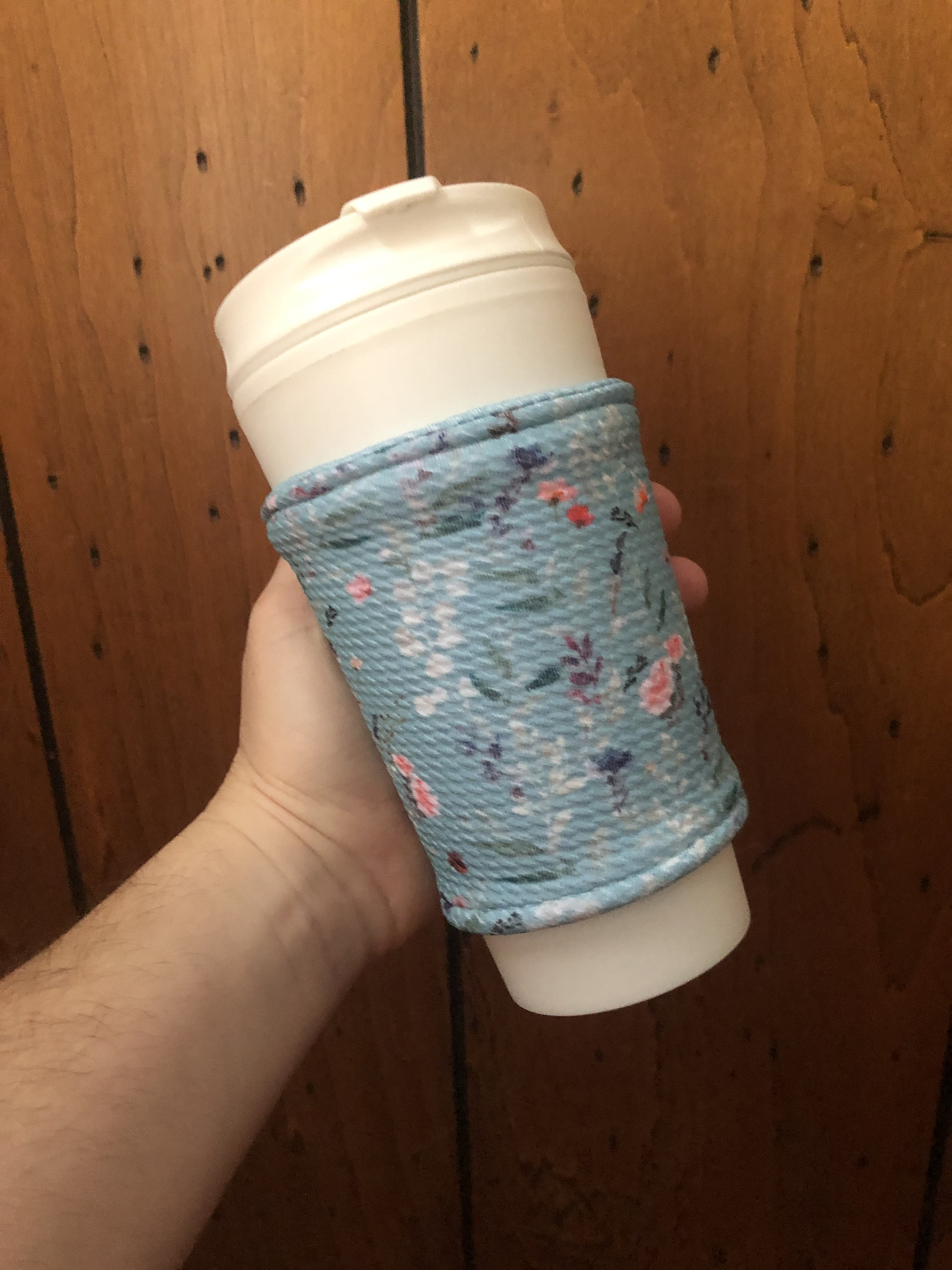 Iced Coffee Sleeve Hot Drink Sleeves Drink Cozy Reusable Etsy