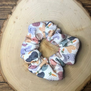 Easter Bunny Hair Tie, Easter Scrunchie, Easter Hair Accessories, Hair Scrunchies for Women, Scrunchies for Girls, Scrunchie for Kids