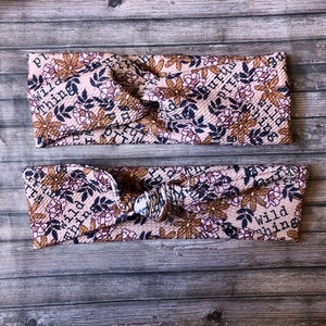 Floral Headband, Headbands Women Knotted, Twist Headbands Women, Headband for Girls, Knot Headband Women, Knotted Head Bands