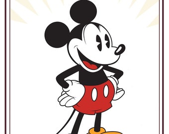 Mickey Mouse Poster print - Walt Disney Studios introduces Mickey Mouse
