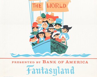 イッツ・ア・スモールワールドのポスター - ディズニーランド・ファンタジーランドの乗り物