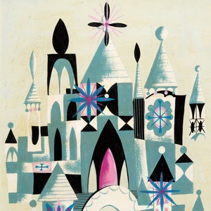 Mary Blair &#39;It&#39;s a Small World&#39; Disneyland Concept Art Print