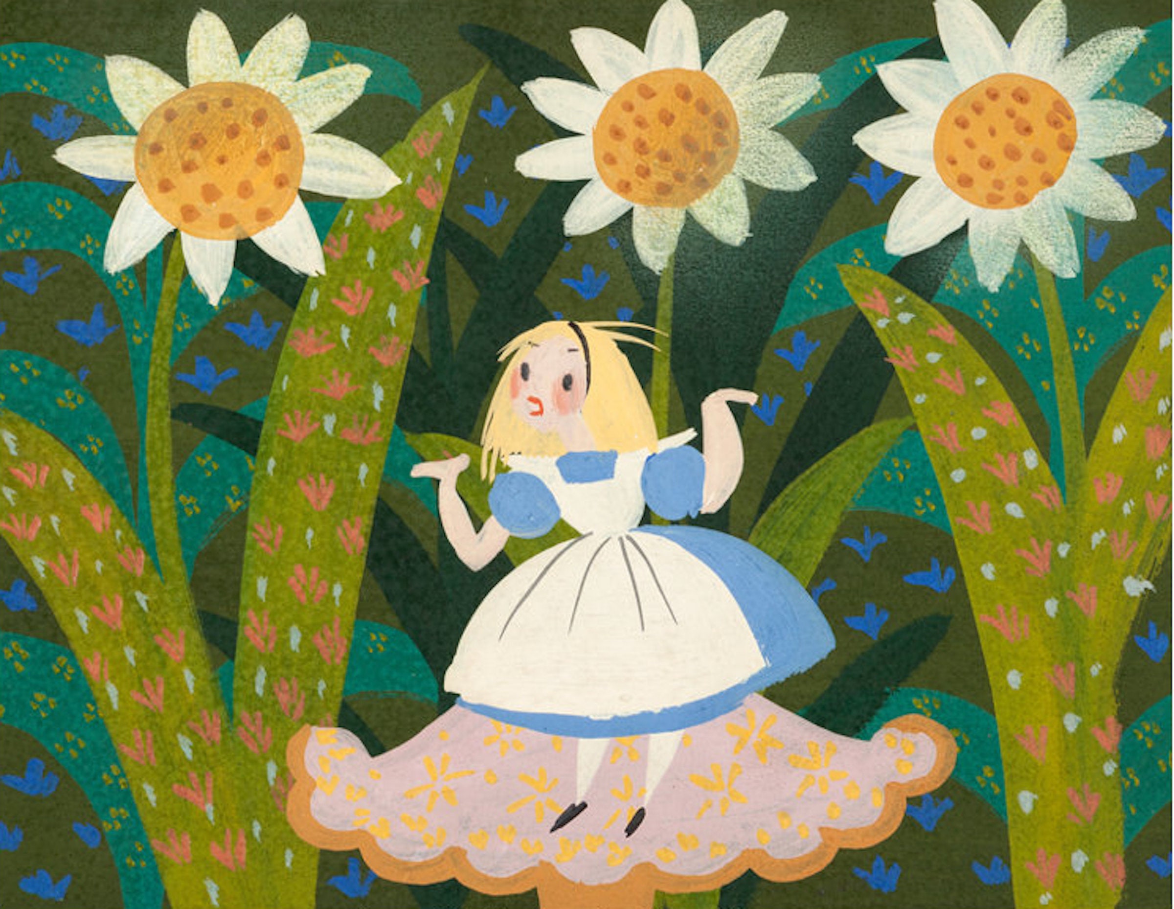 Disney Alice in wonderland 70th Anniversary Mary Blair Print Set www ...