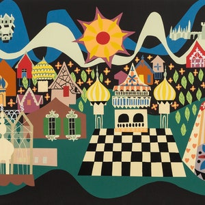 Mary Blair "It's a Small World" concept art print (1963) - Mary Blair print