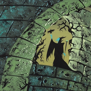 Eyvind Earle - Dornröschen Konzept Kunstdruck | Maleficent (Disney)