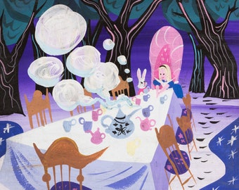 Mary Blair concept art for Alice in Wonderland (Disney Studios) - Mary Blair art