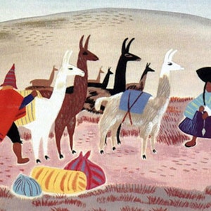 Lammas - Concept Art for Soludos Amigos (Disney 1942) - Mary Blair art   Mary Blair print