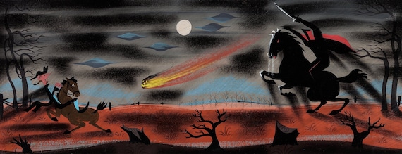 Mary Blair Ichabod Crane Art Prints: Disney's Legend of Sleepy Hollow