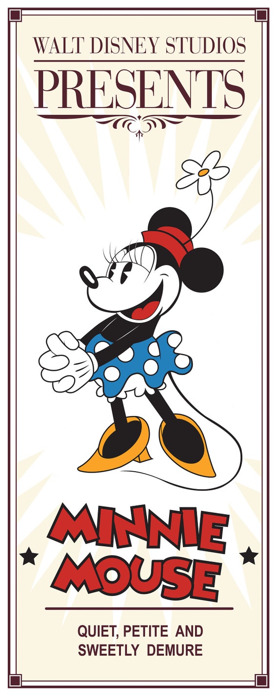 ミニーマウスのポスタープリント - ウォルトディズニースタジオが