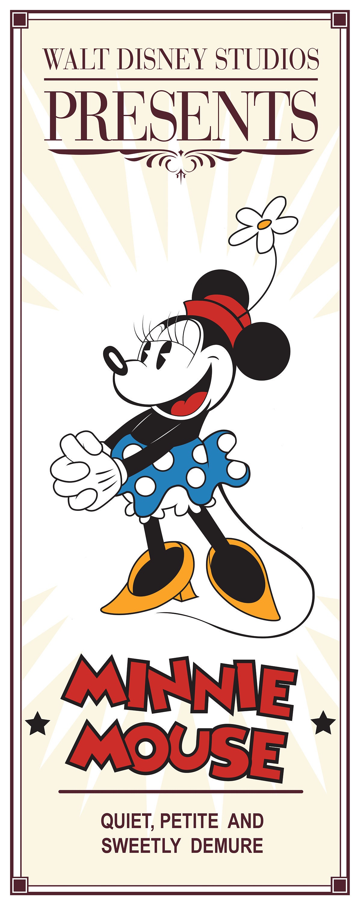 ミニーマウスのポスタープリント - ウォルトディズニースタジオが