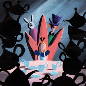 Arte di Mary Blair per Alice nel Paese delle Meraviglie (Disney Studios) - Stampa di Mary Blair