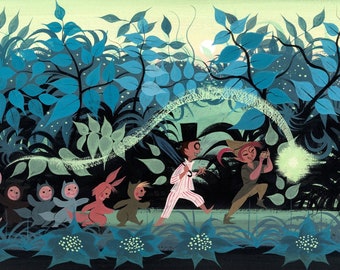 Mary Blair concept art for Peter Pan