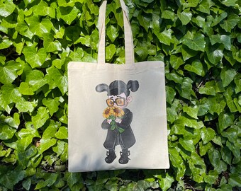 Bad Bunny Sunflower Tote Bag