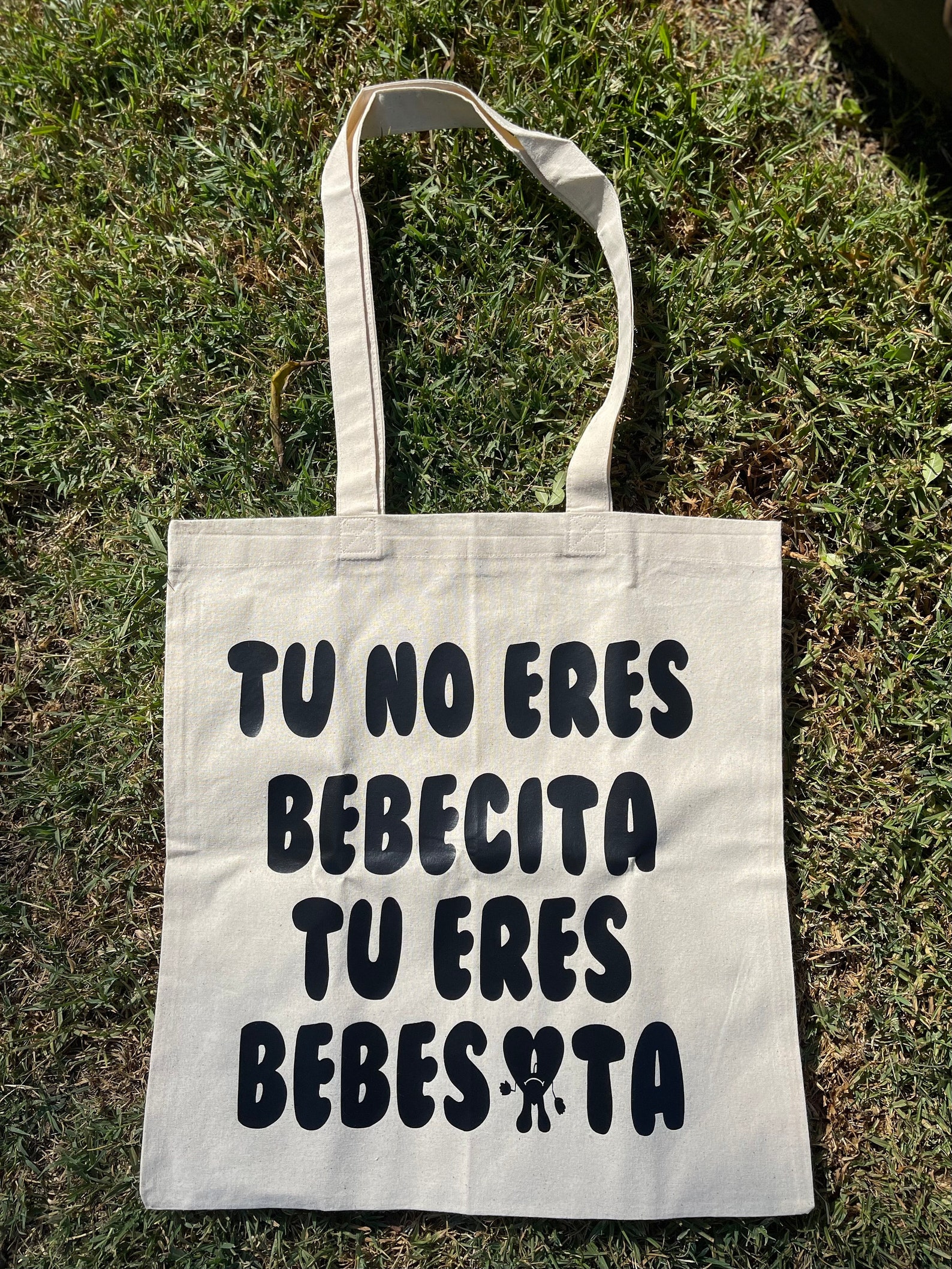 Bad Bunny Tu No Eres Bebecita Tu Eres Bebesota Tote Bag - Etsy