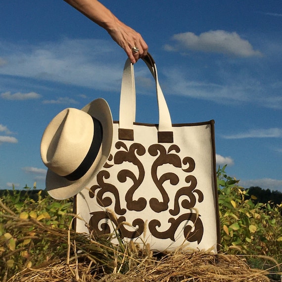 Tote Bag Olive Shopping bag Handmade High Quality Single Item