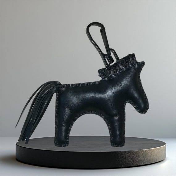 Horse Genuine Leather Keychain by XIRA Handmade