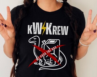 T-shirt drôle de conducteur de véhicule électrique : humour de bidon d'essence de dinosaure, vêtements de véhicule électrique