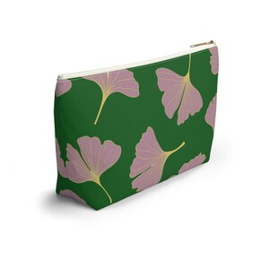 Mahjong Tile Bag Peacock Pink Ginkgo Chinoiserie Mah Jong Storage MahJongg Tiles Pouch image 9
