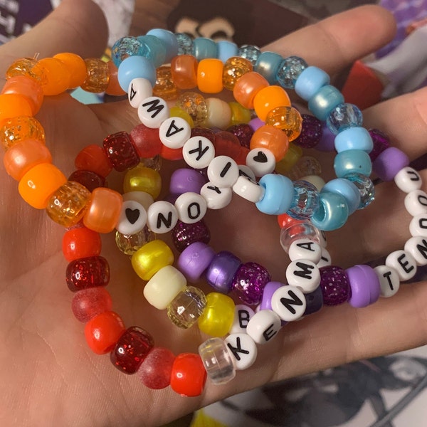 Volleyball Boys Kandi Bracelets (please read description)