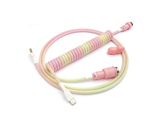 Coiled Keyboard Cable “Kawaii Candy”