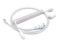 Coiled Keyboard Cable “Pearl”