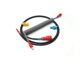 Coiled Keyboard Cable "Oblivion"