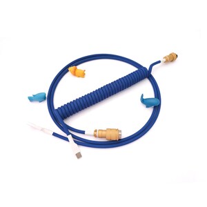 Coiled Keyboard Cable “Lazurite”