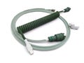 Coiled Keyboard Cable “Dark Botanical”