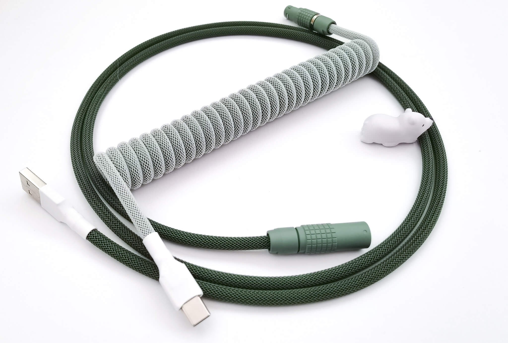Coiled Keyboard LEMO Cable botanical Etsy