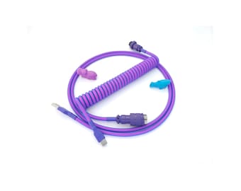 Cable de teclado en espiral “Neon Laser”