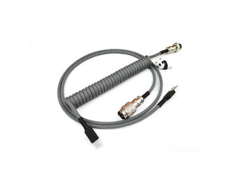 Coiled Keyboard Cable &quot;Platinum&quot;