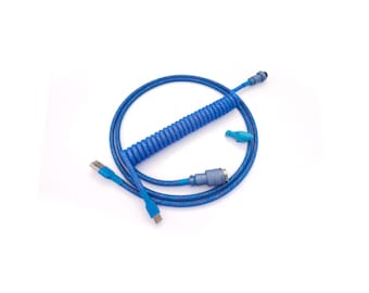 Coiled Keyboard Cable “Blue Galaxy”