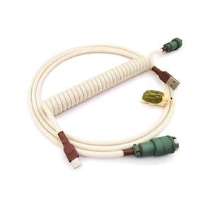Coiled Keyboard Cable “Tiramisu”