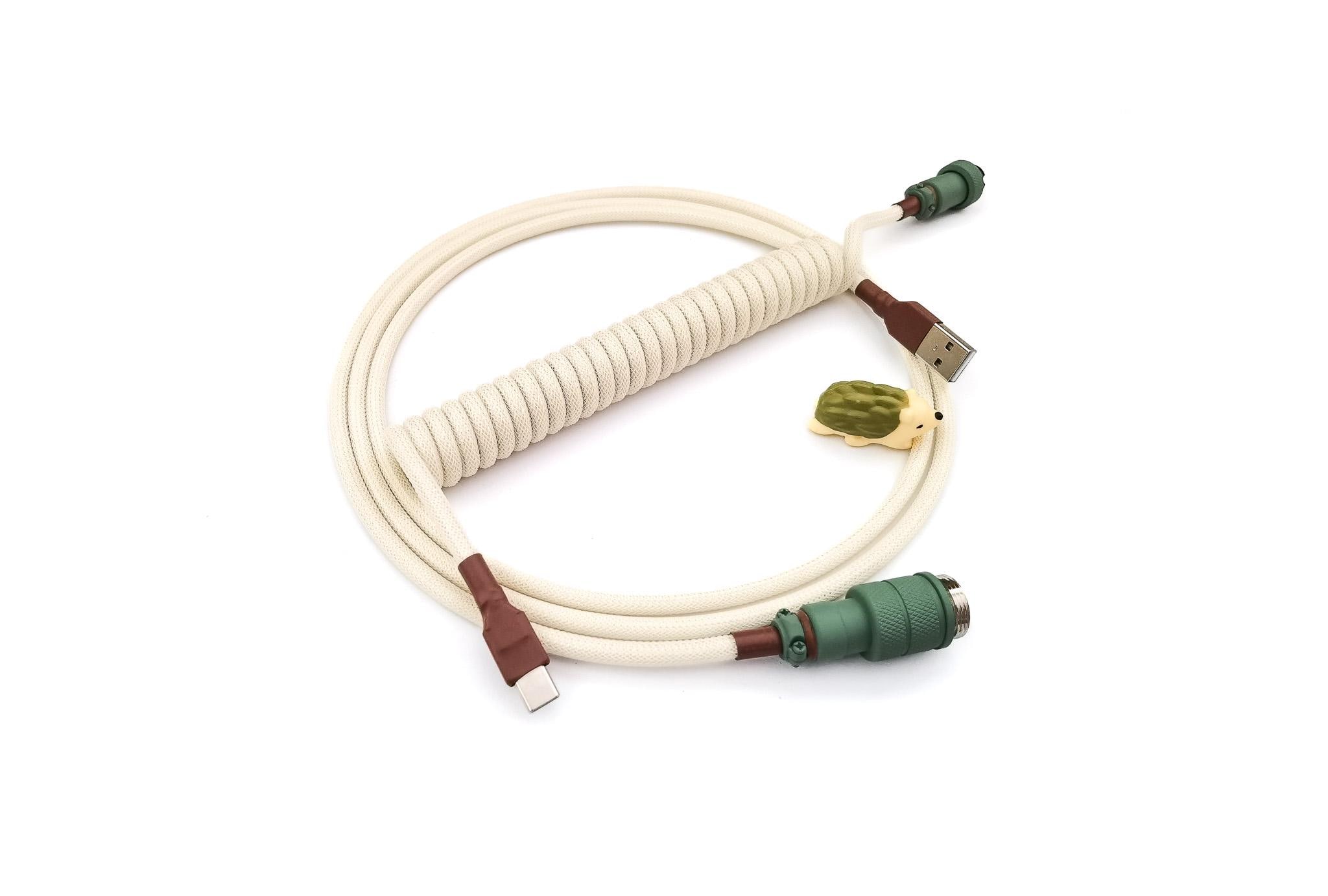 Coiled Keyboard Cable “Tiramisu”