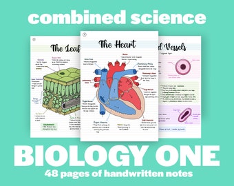 AQA GCSE (9-1) Combined Science Revision Notes : Biology One