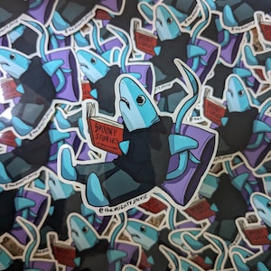 Gus Thresher Shark-boeksticker