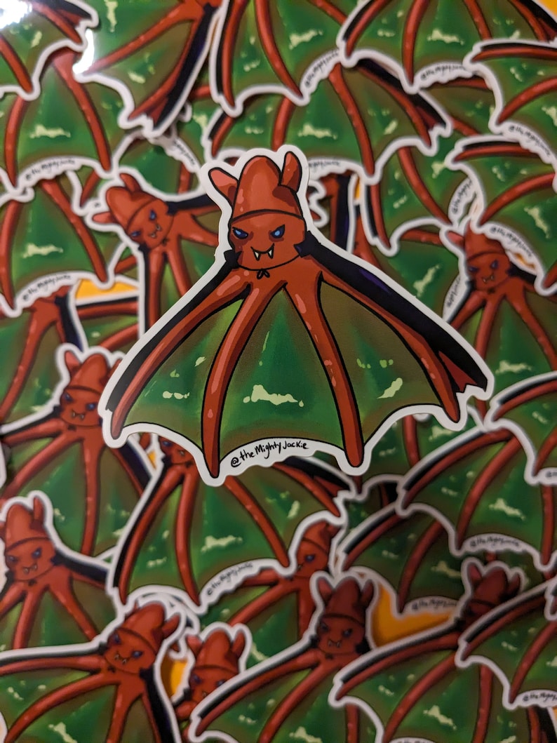 Vampire Squid Sticker - Etsy