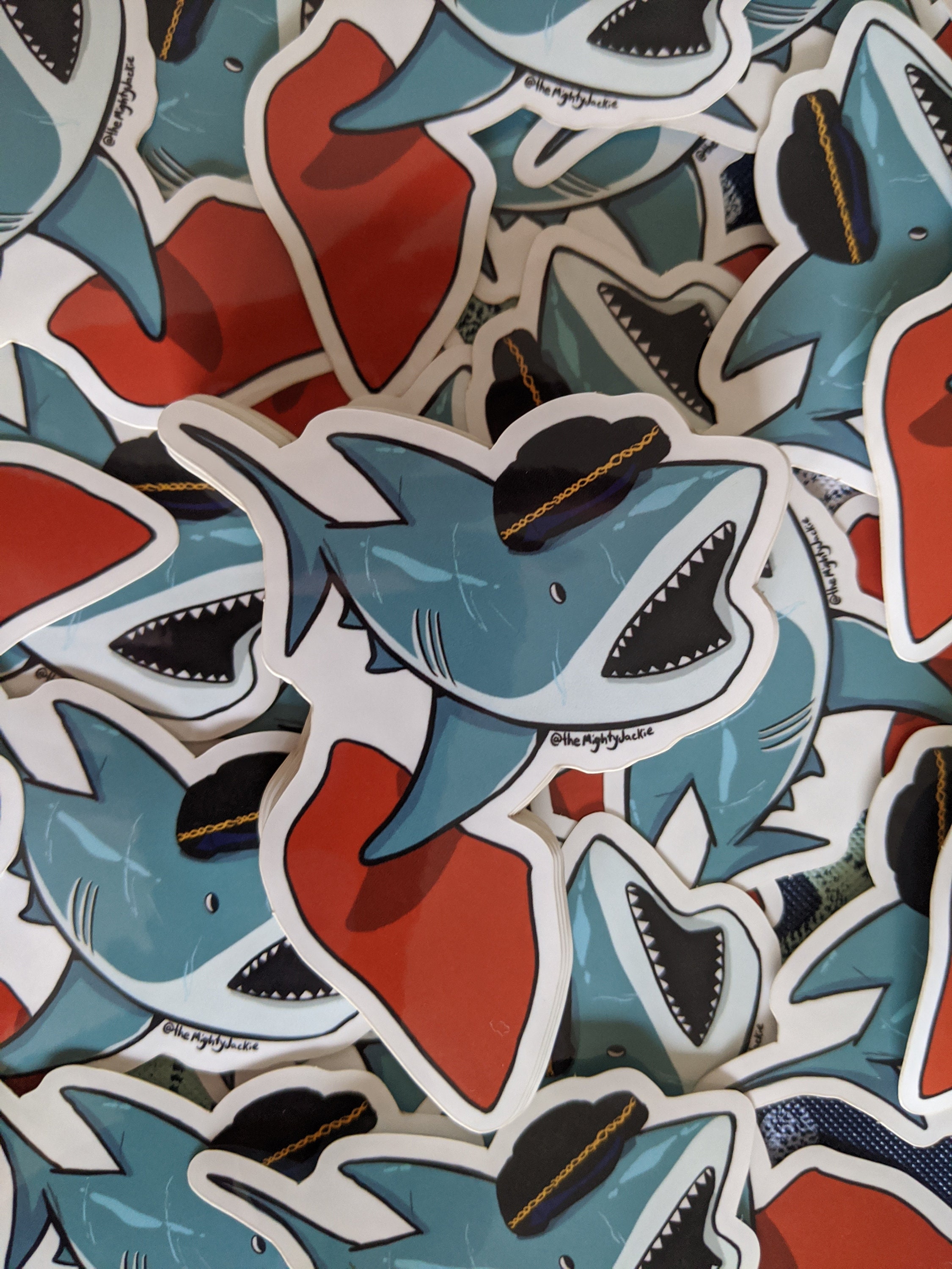 Bull Shark Sticker - Etsy