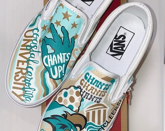 Hand Painted College Vans