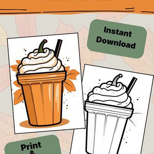 Halloween Coloring - Fall Coloring Pages - Autumn Coloring - Printable coloring pages - PrintablePDF - adult coloring pages - gifts-for-fall