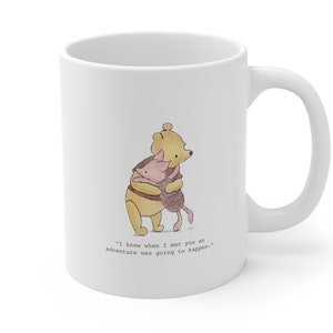 Vintage Winnie the Pooh Mug: Classic Pooh and Piglet with Winnie the Pooh Quotes
