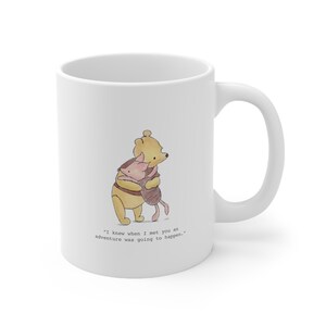 Classic Winnie the Pooh Mug - vintage winnie the pooh mug, piglet - winnie the pooh and piglet gift - gift for best friend - gifts for her