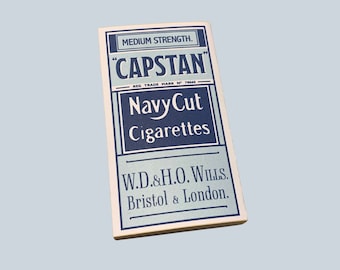 Cigarette Box for WW2 Reenactment, WW2 Ephemera, Pocket Filler, Historical Reenacment, Reproduction, Replica Film Prop, NAAFI
