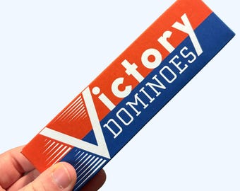 Reproduction Dominoes Set, Replica WW2 era Pocket Filler for US GI, History Gifts, WW2 Reenactment, Film Prop