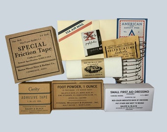 WW2 US D-Day Pocket Pack Filler Set, Personal Items for Musette Bag and Pockets, Envelopes, Toiletries (Repro)