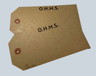 OHMS Tags, for Historical Reenactment, WW2 Reenactment, WW2 Reproduction, WW2 Repro, Film Prop