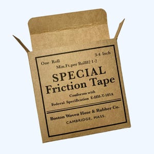 Reproducción de caja de cinta adhesiva, para recreación de soldados estadounidenses de la Segunda Guerra Mundial, réplica de utilería de películas de la Segunda Guerra Mundial, para recreación del Día D.