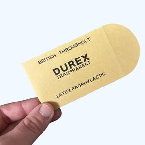 WW2 British Prophylactic Sachets, Set of 2, WW2 Era Replica, Film Prop, Replica  Reproduction for WWII Reenactment